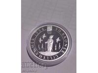 50 kroner Norway 1991 silver. Proof