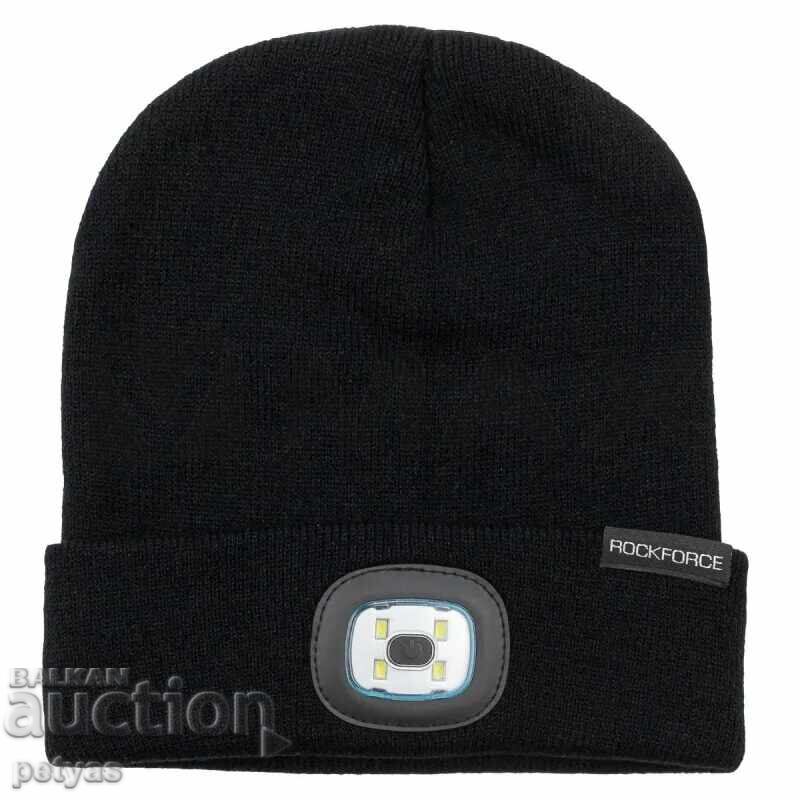 Winter hat with built-in LED lighting with USB charging, with price 17.50 BGN | € 8.95 Winter hat with built-in LED lighting with USB charging, with price 17.50 BGN | € 8.95