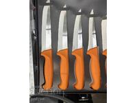 Set of 5 quality Turkish butcher knives