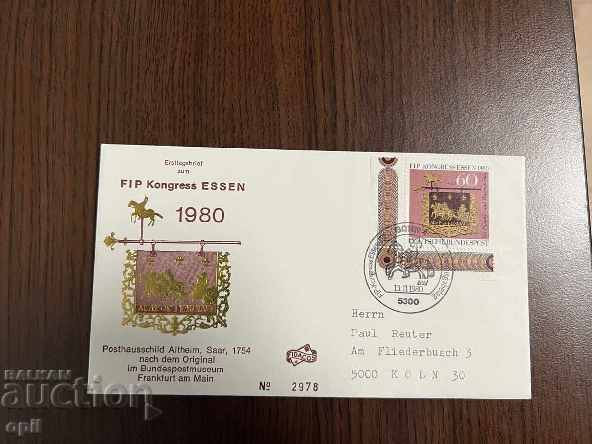 Germany 1980 FIP Congress in Essen Germany 1980 FIP Congress in Essen