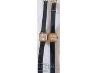 Lot of two gold-plated Junghans ladies watches - not working