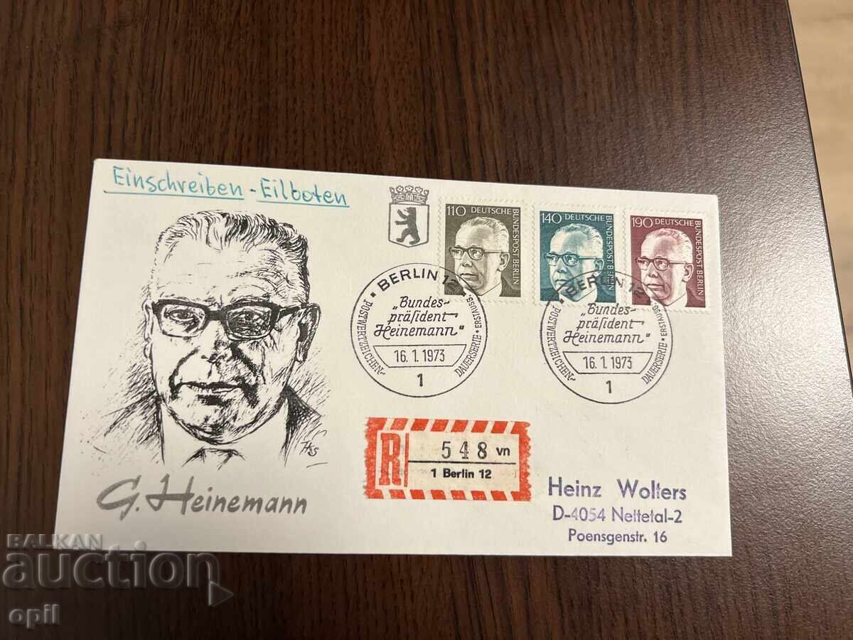 Germany 1973 Gustav Heinemann Germany 1973 Gustav Heinemann