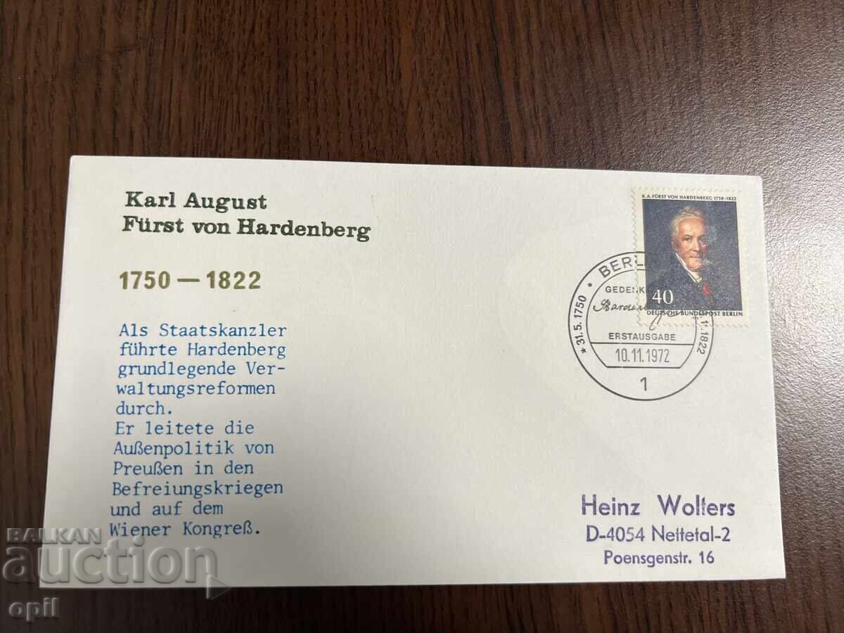 Germania 1972 Carl Handenberg Germania 1972 Carl Handenberg