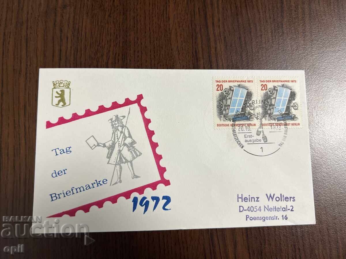 Germania 1972 Ziua tipăririi timbrelor Berlin Germania 1972 Ziua tipăririi timbrelor Berlin