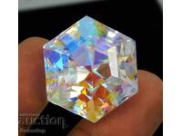 71.75 ct natural mystic topaz hexagon cert.VGTL