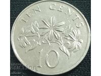 10 cents Singapore 1993