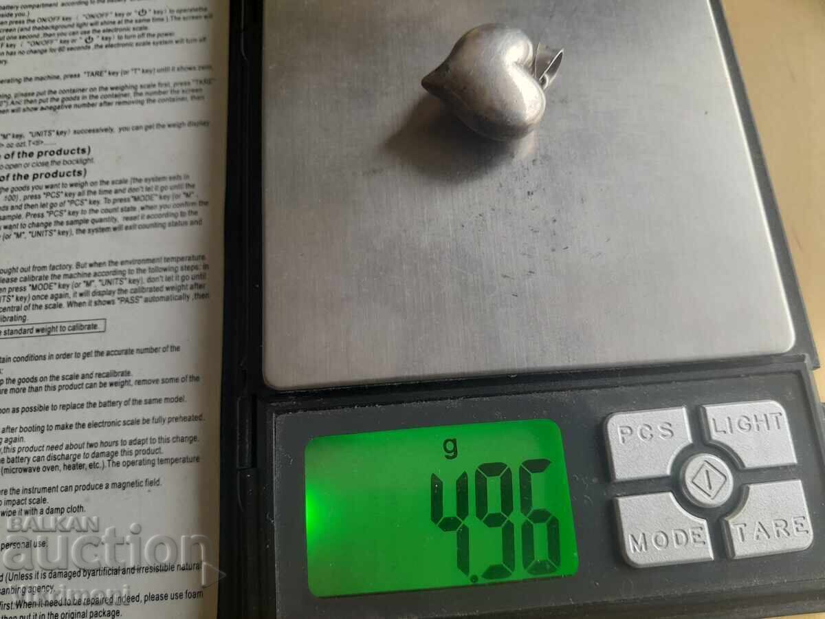 Argint, 925, inimă, medalion, pandantiv, pandantiv - 6