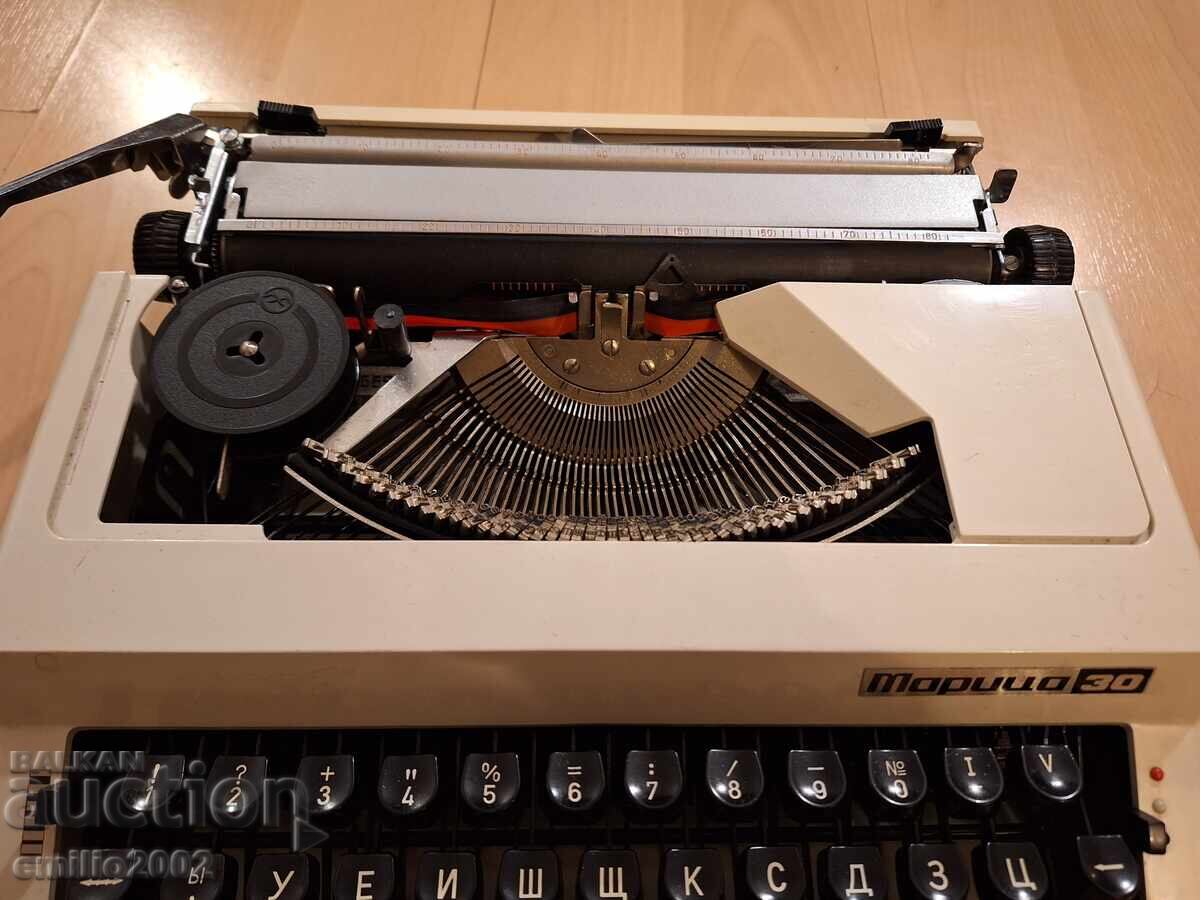 Auction Typewriter Maritsa 30 without case retro social Auction Typewriter Maritsa 30 without case retro social