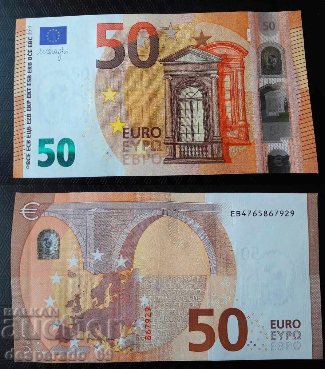 (¯`'•.¸ UNIUNEA EUROPEANĂ (Slovacia) 50 EUR 2017 UNC '´¯)