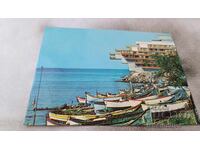 Postcard Pomorie Hotel Pomorie 1982