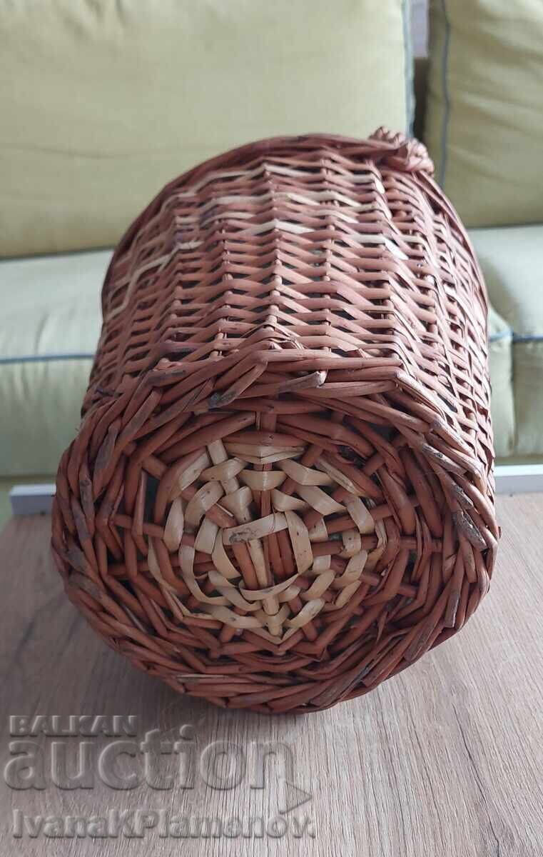 Damajana πλεκτό ρετρό ύψος 45cm εξαιρετικό - 6