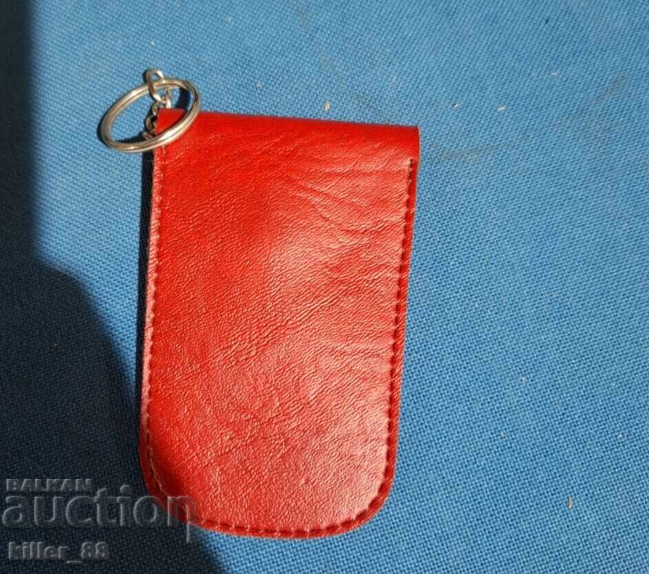 Old leather key wallet Opel - 6 Old leather key wallet Opel - 6