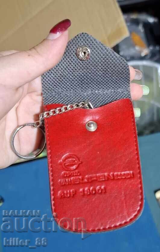 Old leather key wallet Opel - 7 Old leather key wallet Opel - 7