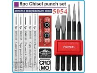 Set of punches and cutters 5 parts -FORCE