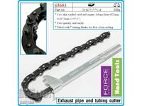 Chain type pipe cutter for exhaust pipes force /20-70 mm/