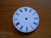 Porcelain pocket watch dial