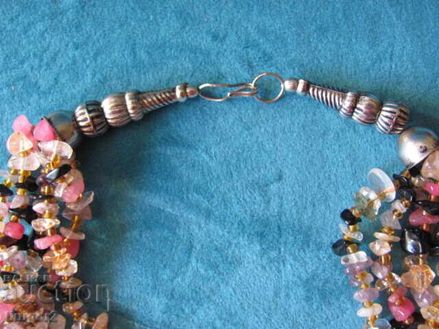 Auction Women's necklace made of natural stones, 50cm. Auction Women's necklace made of natural stones, 50cm.