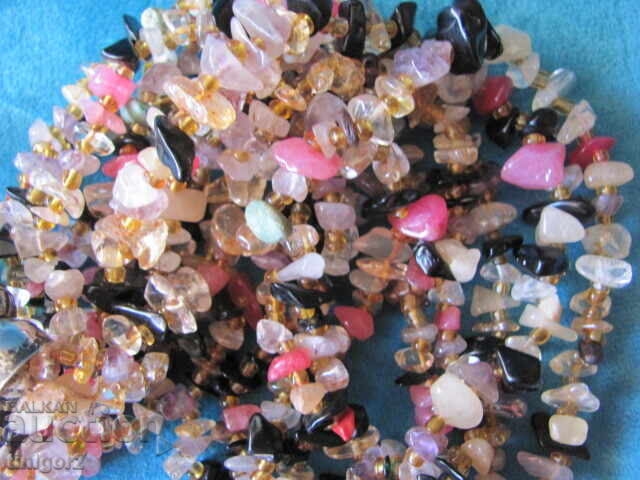 Women's necklace made of natural stones, 50cm. - 5 Women's necklace made of natural stones, 50cm. - 5