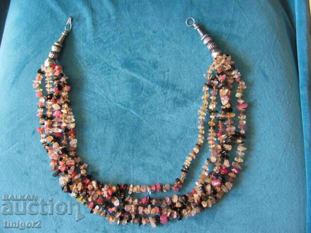 Women's necklace made of natural stones, 50cm. - 6 Women's necklace made of natural stones, 50cm. - 6