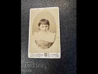 1900 Ukraine Photo hardboard child girl photo Pechersk