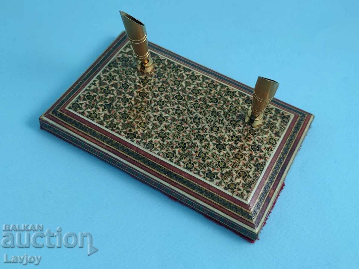 Στυλόθήκη*Mother of pearl* Περσικό μωσαϊκό με τιμή 59.00 BGN | € 30.17