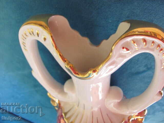 Porcelain vase, marked KAWEX KARLSBAD, handmade - 7