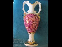 Porcelain vase, marked KAWEX KARLSBAD, handmade