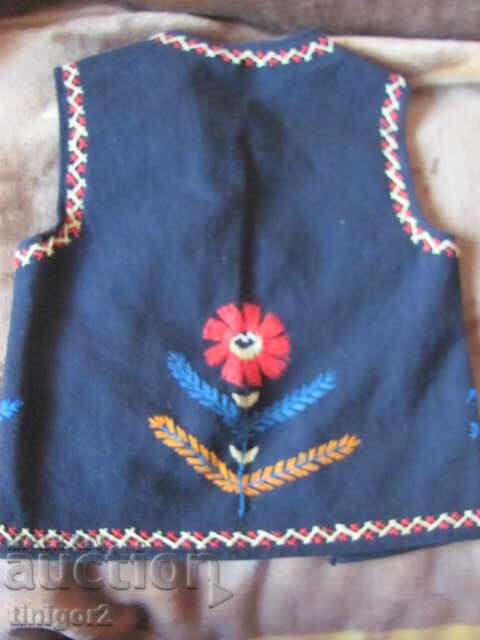 Woolen bodice for costume, hand embroidery - 5 Woolen bodice for costume, hand embroidery - 5
