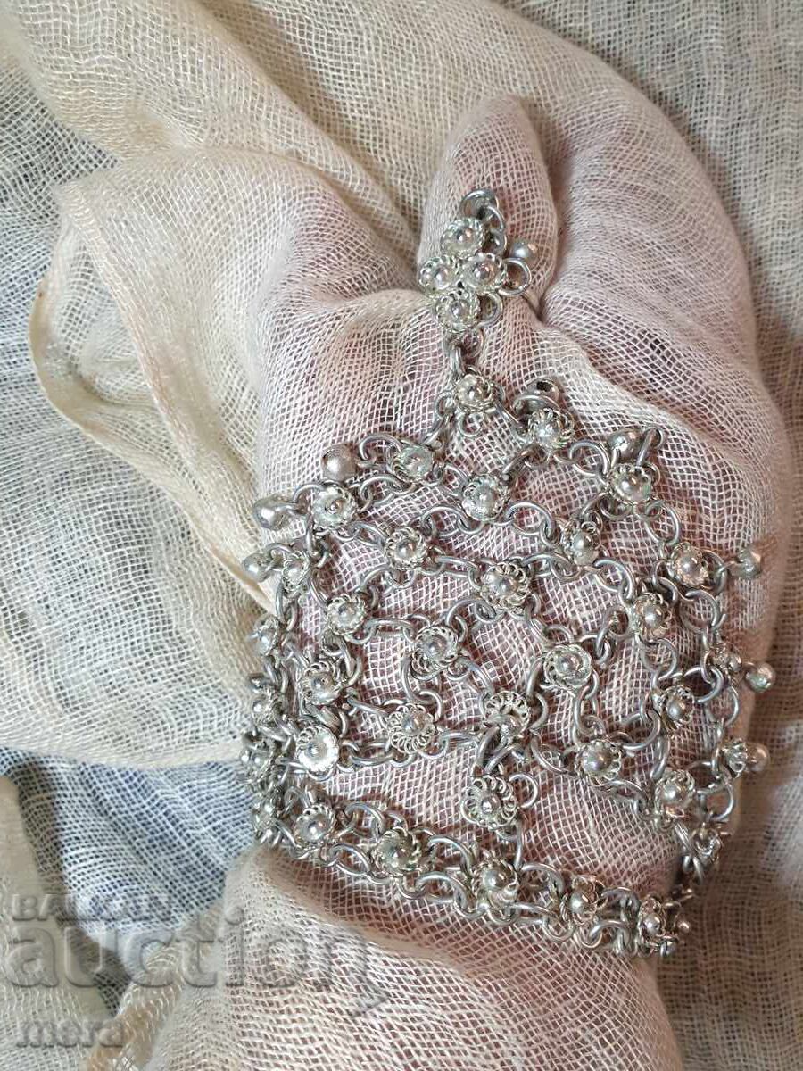 Arabic silver-plated ring-bracelet - 6