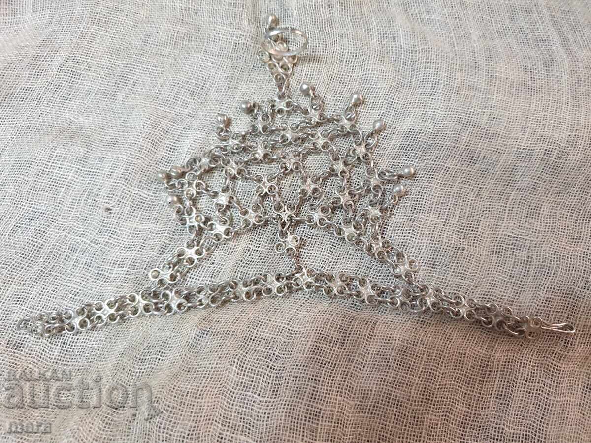 Arabic silver-plated ring-bracelet - 7