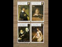 Niue - 150 de ani timbru postal - Tablouri de Rembrandt (1990) MNH