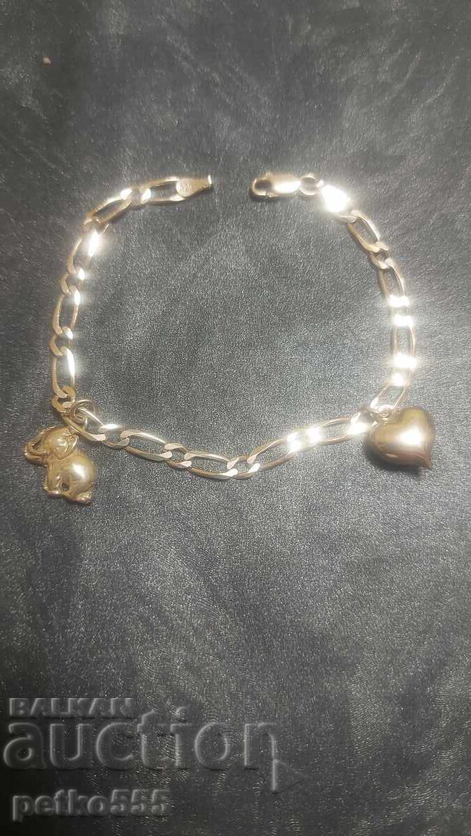 ΓΥΝΑΙΚΕΙΟ ΑΣΗΜΕΝΙΟ ΒΡΑΧΙΟΛΙ με τιμή € 35.00 | 68.45 BGN ΓΥΝΑΙΚΕΙΟ ΑΣΗΜΕΝΙΟ ΒΡΑΧΙΟΛΙ με τιμή € 35.00 | 68.45 BGN