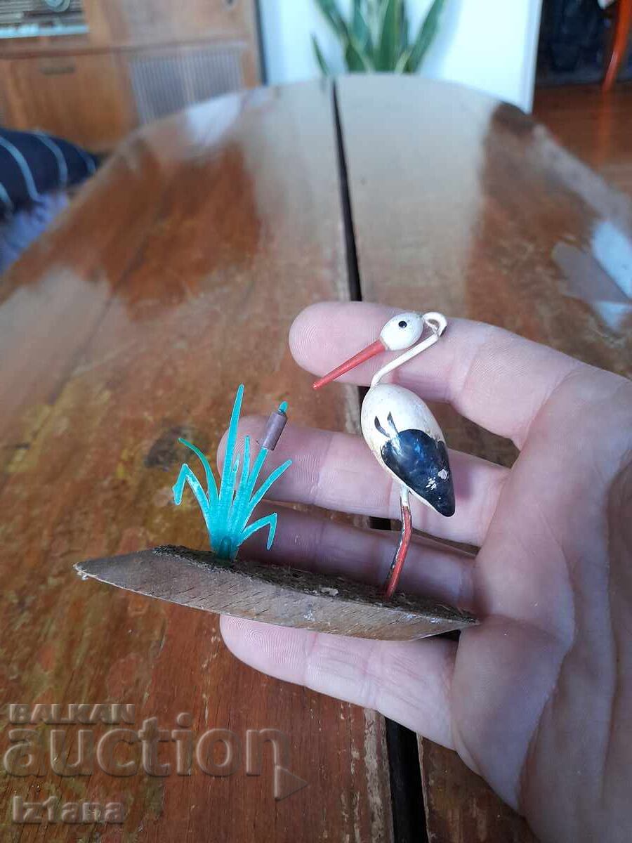 Παράδοση Παλιό αναμνηστικό, ειδώλιο Πελαργός Παράδοση Παλιό αναμνηστικό, ειδώλιο Πελαργός