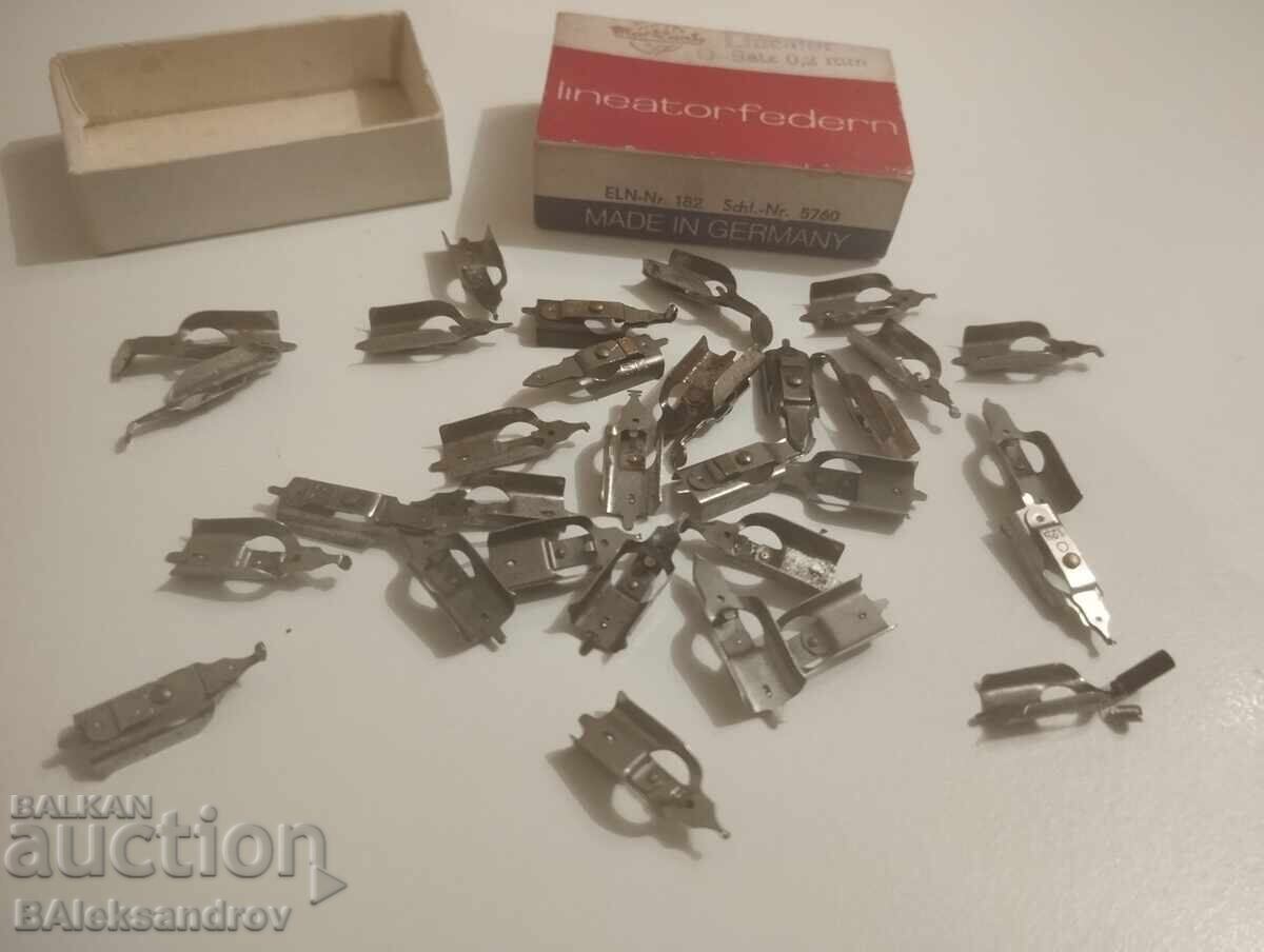 Box of old pens Box of old pens