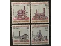 Somalia 1998 Locomotive vechi 12,25€ MNH