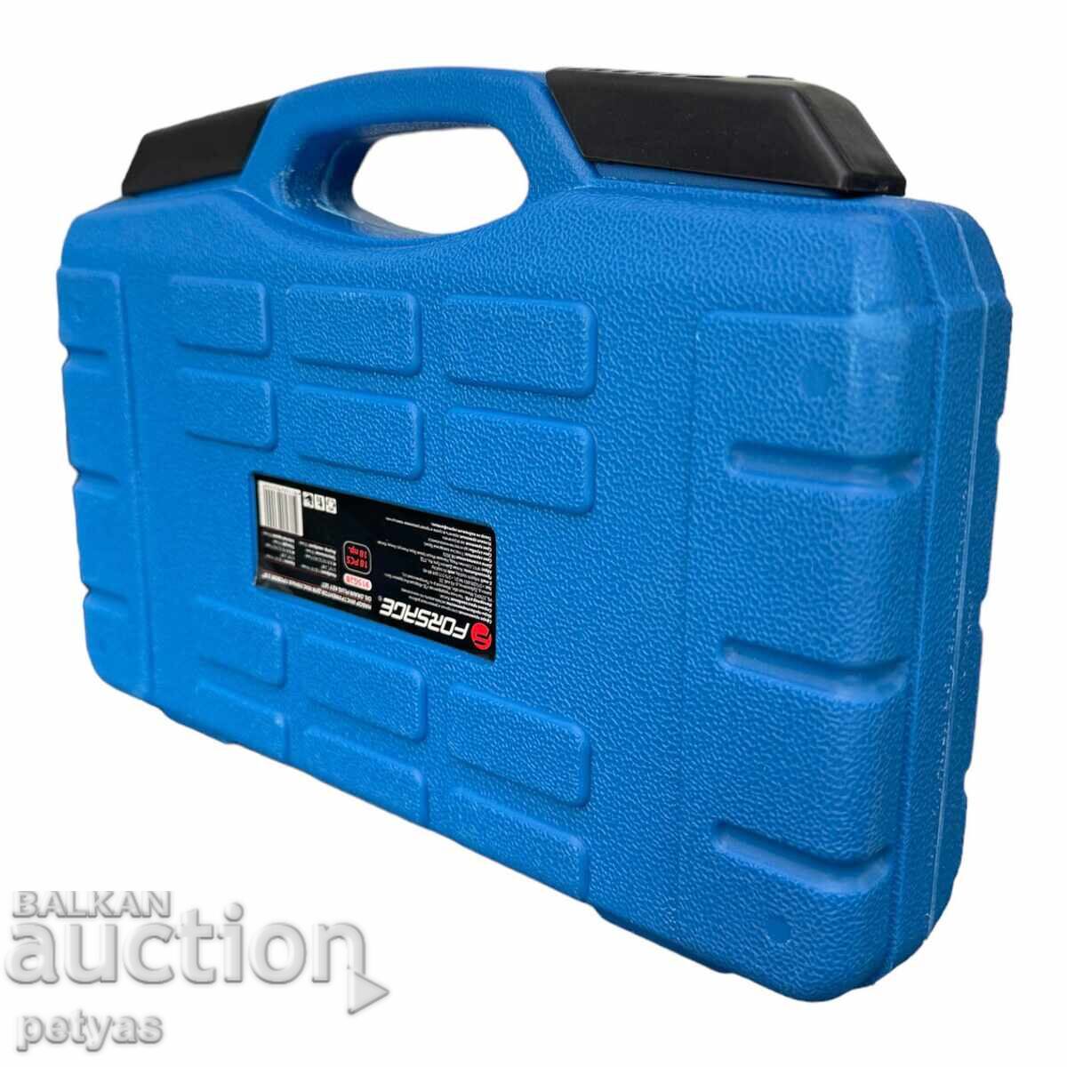 Universal 18-piece FORSA crankcase plug wrench set - 5 Universal 18-piece FORSA crankcase plug wrench set - 5