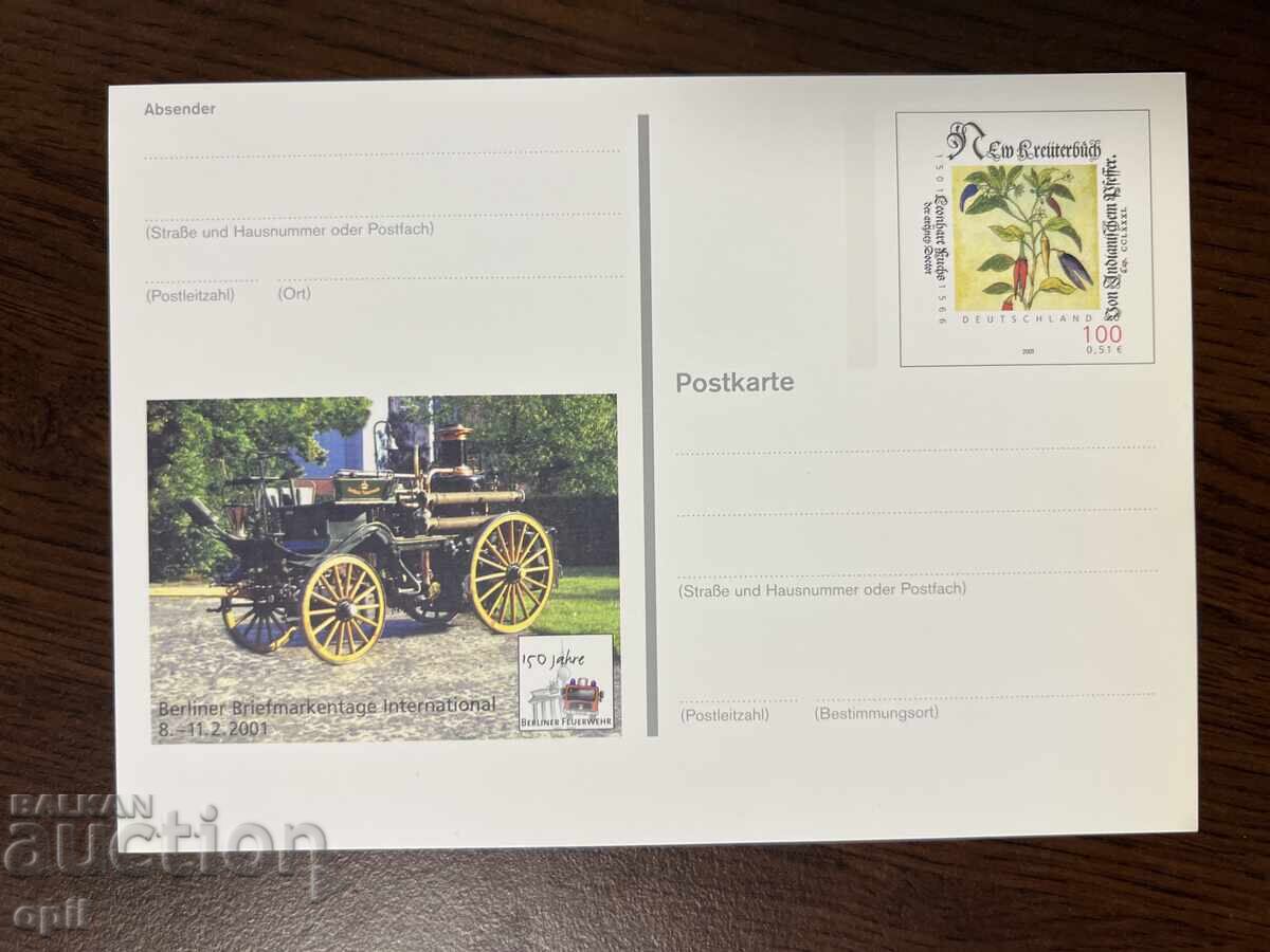 Germany 2001 Postcard Germany 2001 Postcard