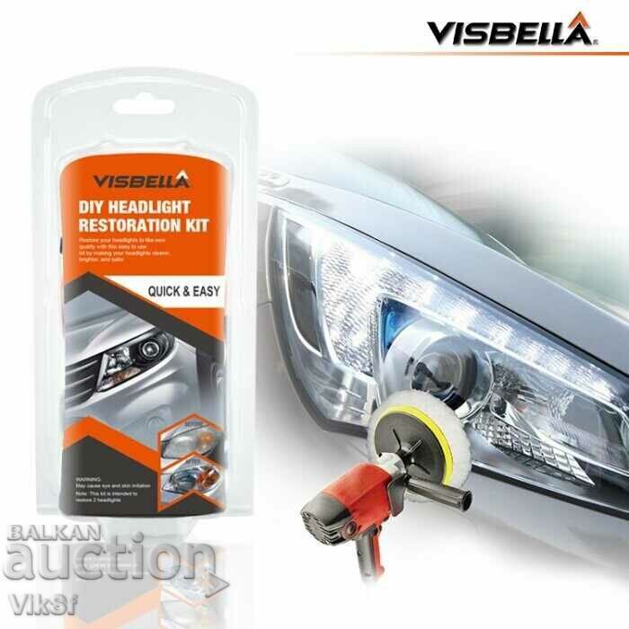 Headlight Polishing Kit - Visbella with price 20.50 BGN | € 10.48 Headlight Polishing Kit - Visbella with price 20.50 BGN | € 10.48