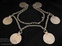 Renaissance Jewelry with Silver Coins