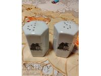 OLD GERMAN PORCELAIN SALT BOXES