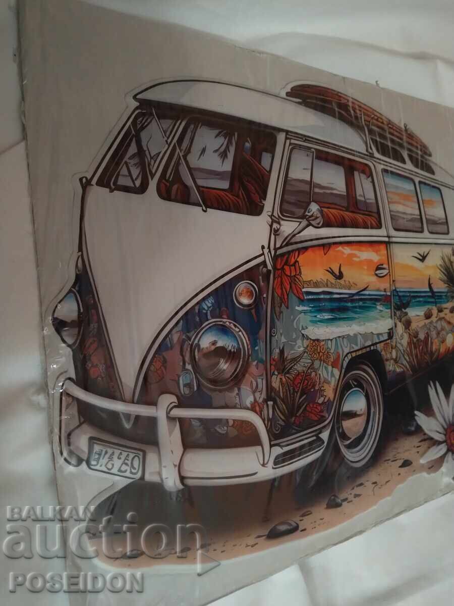 PLATE VOLKSWAGEN MODEL "T" with price 160.00 BGN | € 81.81 PLATE VOLKSWAGEN MODEL "T" with price 160.00 BGN | € 81.81