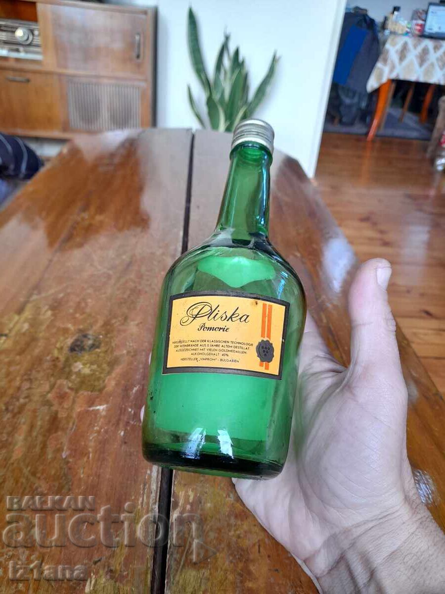 Delivery of Old bottle of Pliska cognac, Pomorie Delivery of Old bottle of Pliska cognac, Pomorie