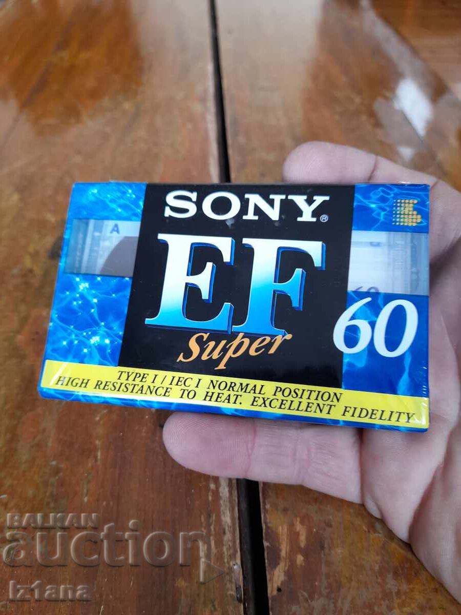Old Sony EF60 audio cassette with price 22.00 BGN | € 11.25 Old Sony EF60 audio cassette with price 22.00 BGN | € 11.25