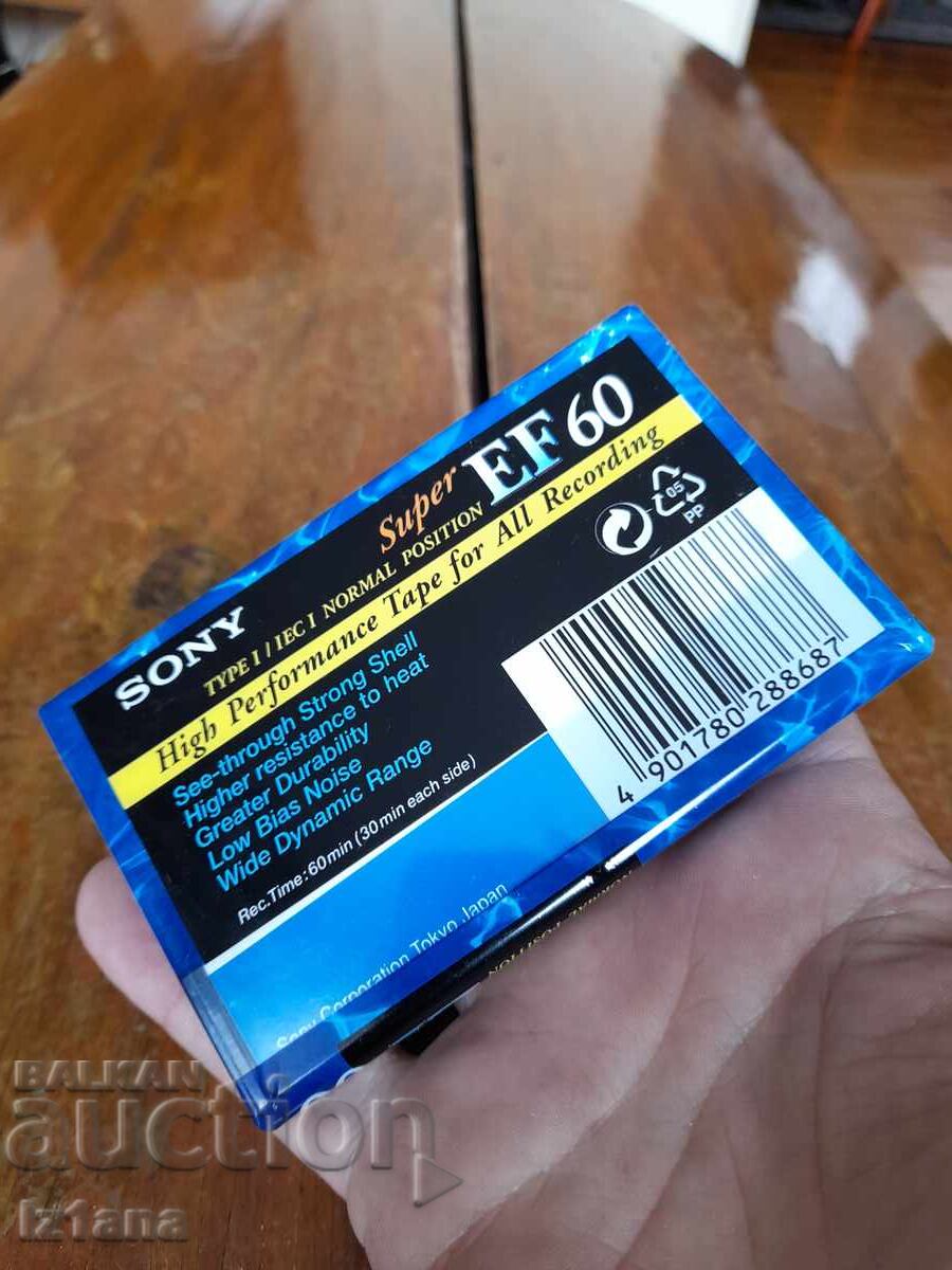 Auction Old Sony EF60 audio cassette Auction Old Sony EF60 audio cassette