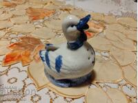 OLD GERMAN PORCELAIN SALT CELLAR