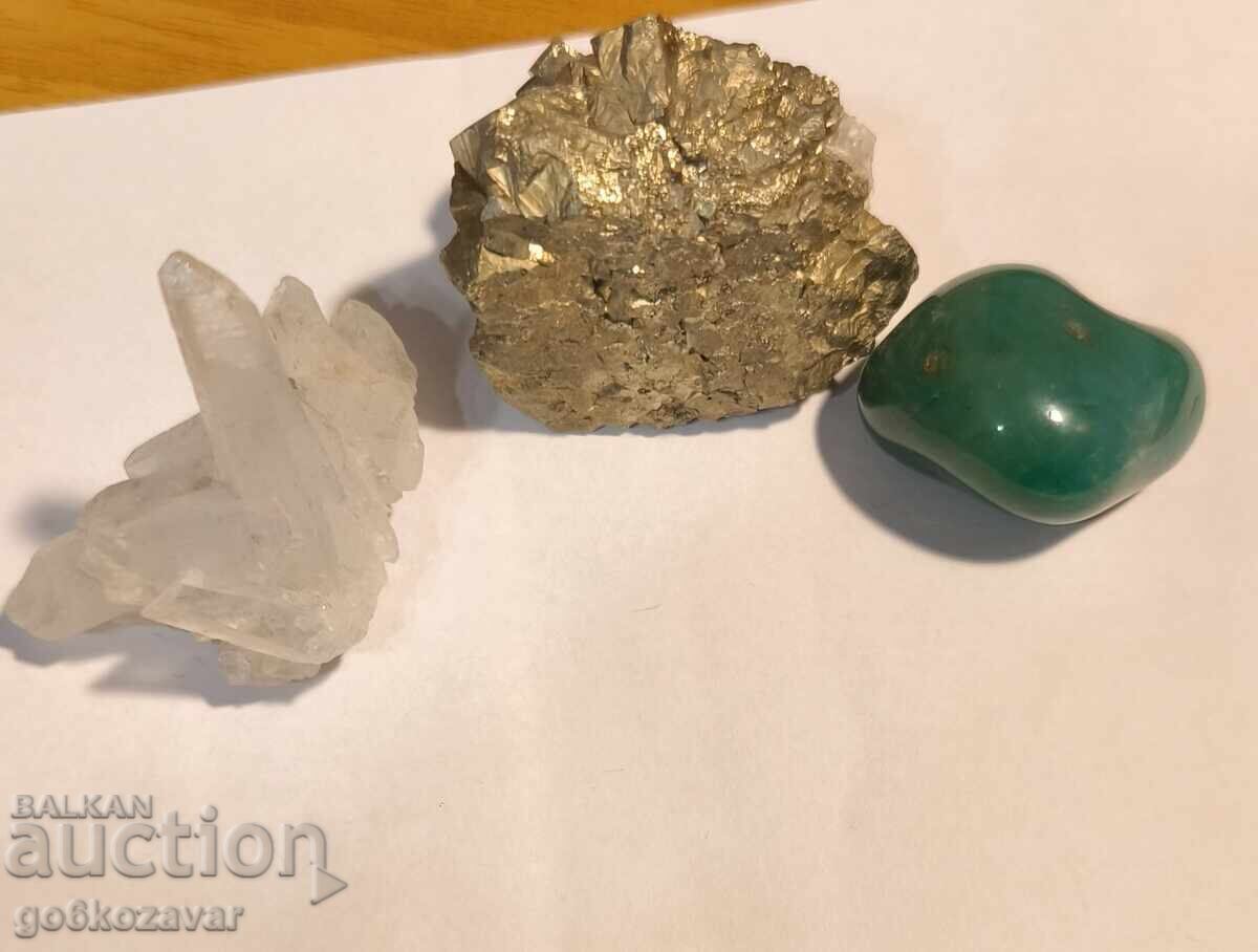 Auction Pyrite, Quartz, Green Agate! Auction Pyrite, Quartz, Green Agate!