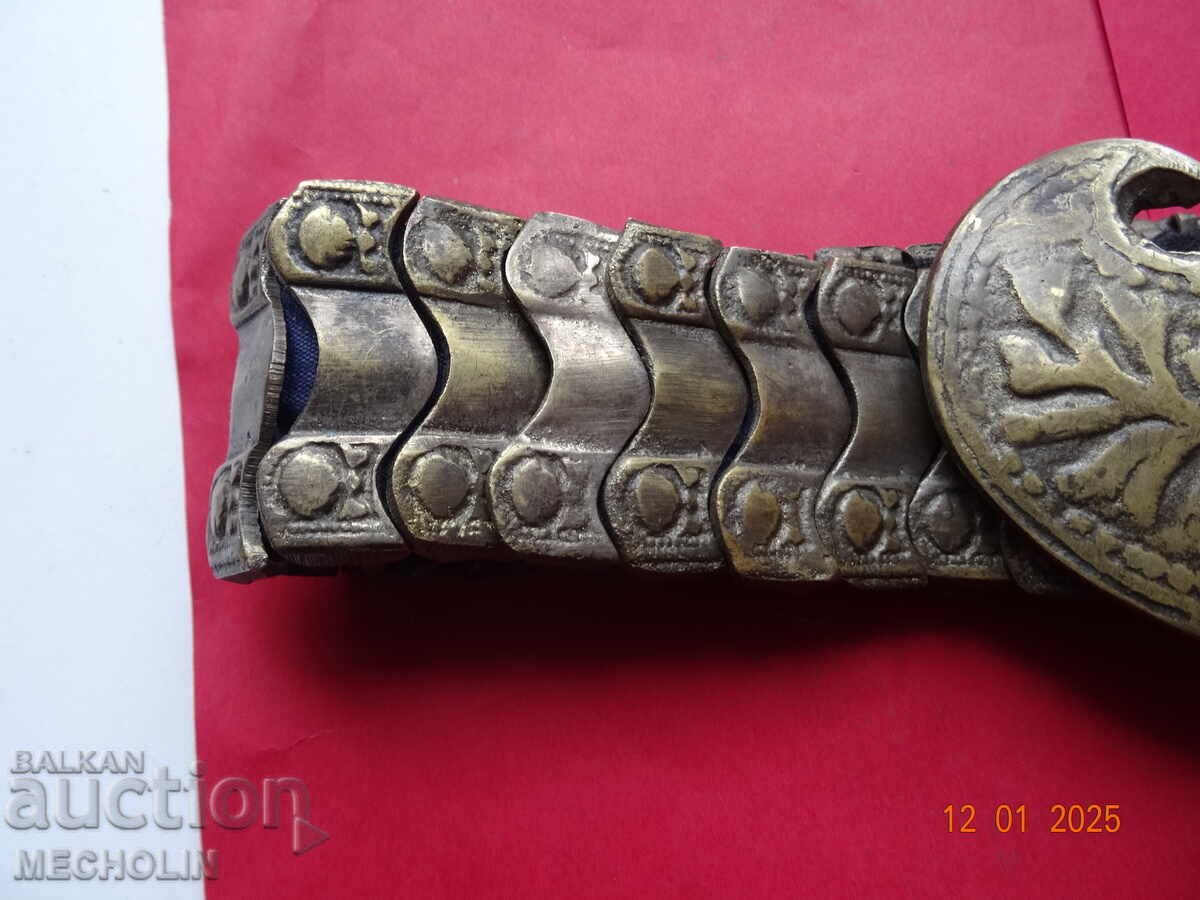 100 YEARS OLD METAL BELT WITH BUCKLES - 7 100 YEARS OLD METAL BELT WITH BUCKLES - 7