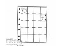 Foi GRANDE pentru 20 de monede în cutii de carton de 50/50 mm