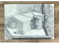 “Still life with pencil – drawing”