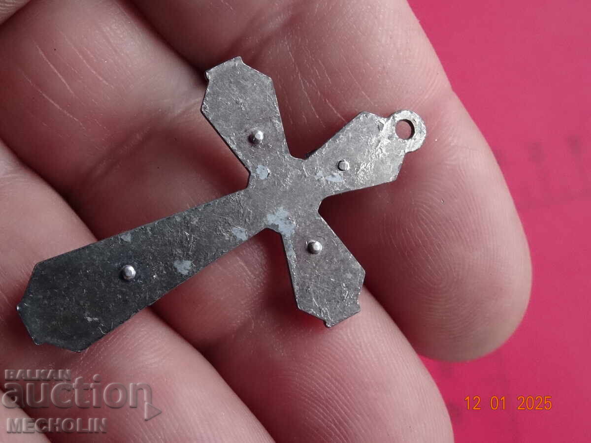 PENDANT VECHI DE COLECȚIE CRUCE BLOCAT - 6